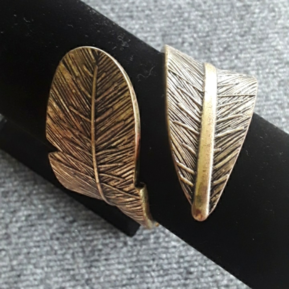 Brass wrap around bracelet